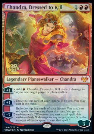 Chandra, Dressed to Kill [Innistrad: Crimson Vow Prerelease Promos] | Sanctuary Gaming