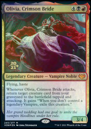 Olivia, Crimson Bride [Innistrad: Crimson Vow Prerelease Promos] | Sanctuary Gaming