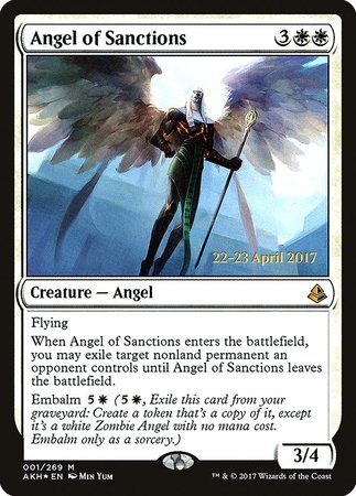 Angel of Sanctions [Amonkhet Promos] | Sanctuary Gaming