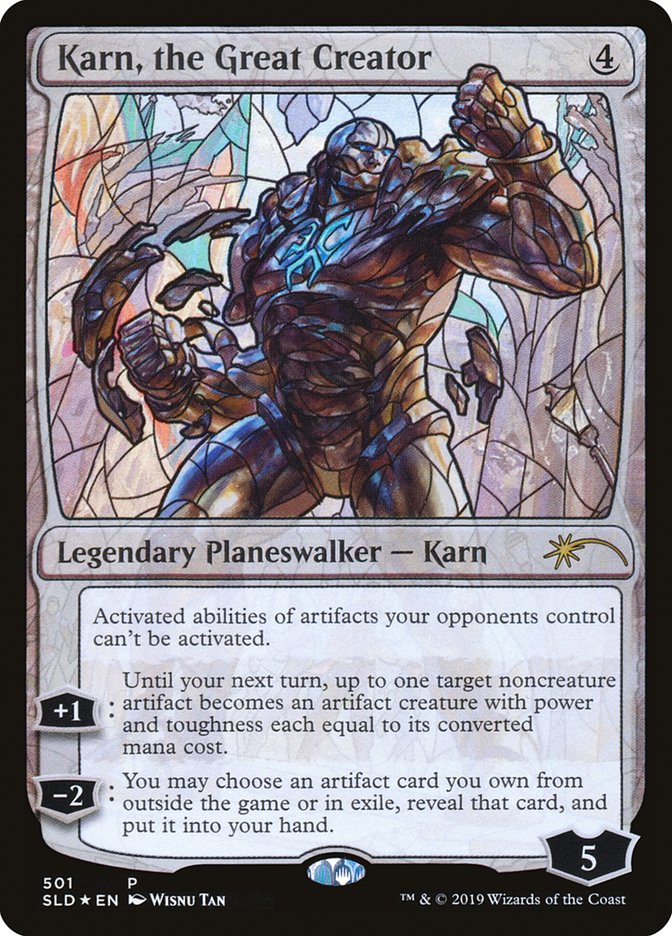 Karn, the Great Creator (Stained Glass) [Secret Lair Drop Promos] | Sanctuary Gaming