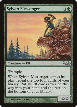 Sylvan Messenger [Duel Decks: Elves vs. Goblins] | Sanctuary Gaming