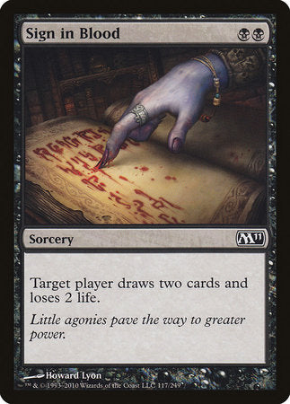 Sign in Blood [Magic 2011] | Sanctuary Gaming