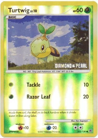 Turtwig (103/130) [Burger King Promos: 2008 Collection] | Sanctuary Gaming