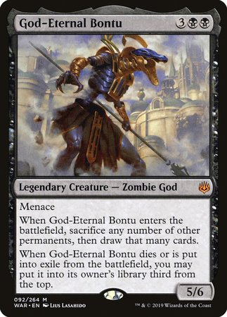 God-Eternal Bontu [War of the Spark] | Sanctuary Gaming