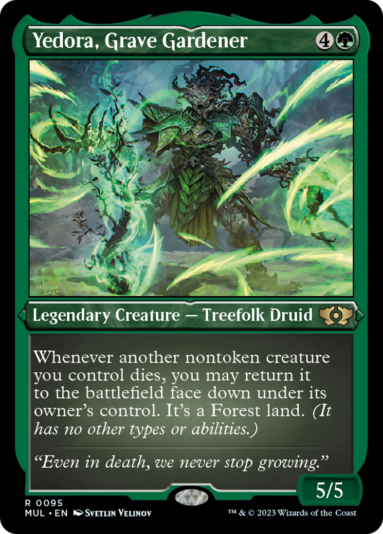 Yedora, Grave Gardener (Foil Etched) [Multiverse Legends] | Sanctuary Gaming