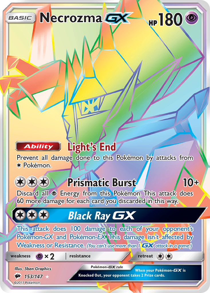 Necrozma GX (153/147) [Sun & Moon: Burning Shadows] | Sanctuary Gaming