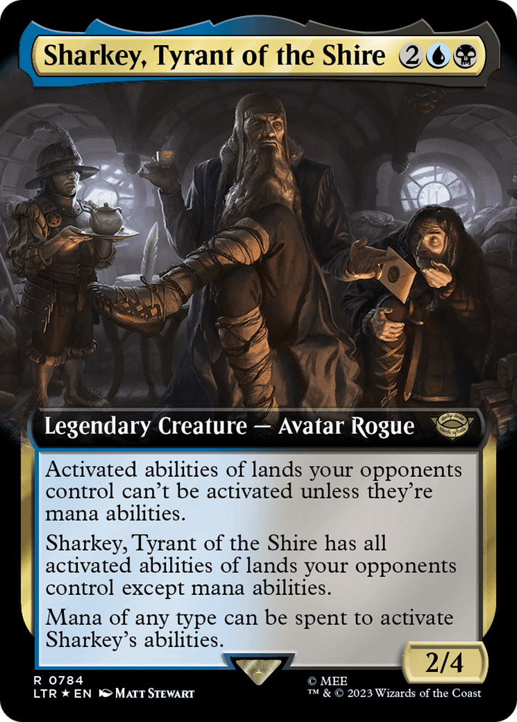 Sharkey, Tyrant of the Shire (Extended Art) (Surge Foil) [The Lord of the Rings: Tales of Middle-Earth] | Sanctuary Gaming