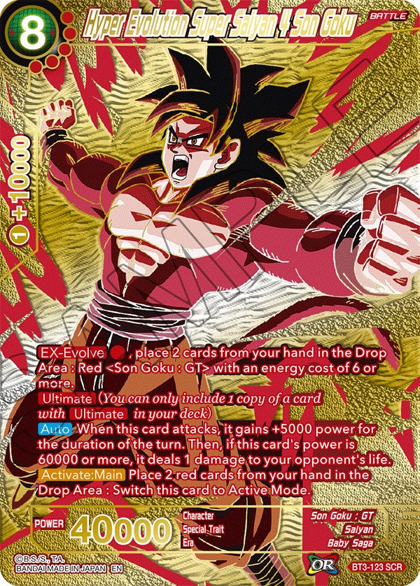 Hyper Evolution Super Saiyan 4 Son Goku (Premium Edition) (BT3-123) [5th Anniversary Set] | Sanctuary Gaming