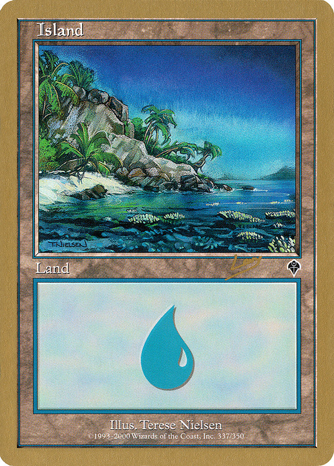 Island (rl337a) (Raphael Levy) [World Championship Decks 2002] | Sanctuary Gaming