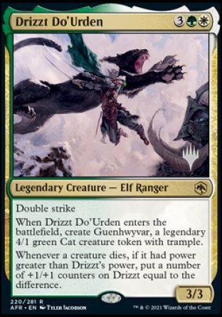 Drizzt Do'Urden (Promo Pack) [Dungeons & Dragons: Adventures in the Forgotten Realms Promos] | Sanctuary Gaming