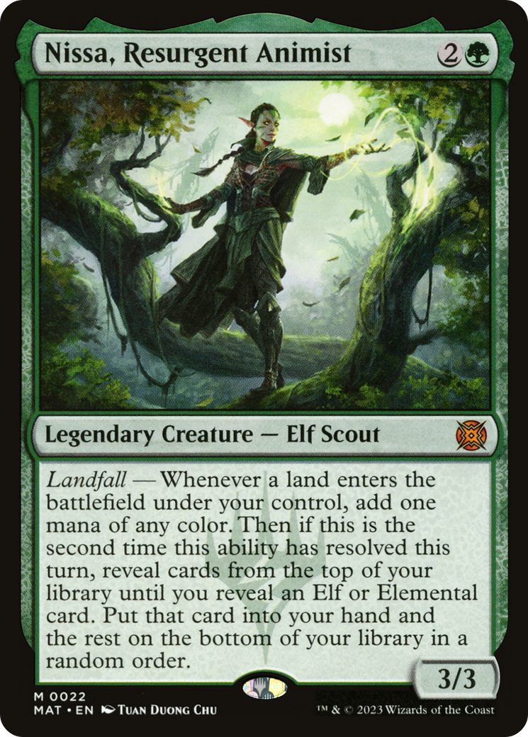 Nissa, Resurgent Animist [March of the Machine: The Aftermath] | Sanctuary Gaming