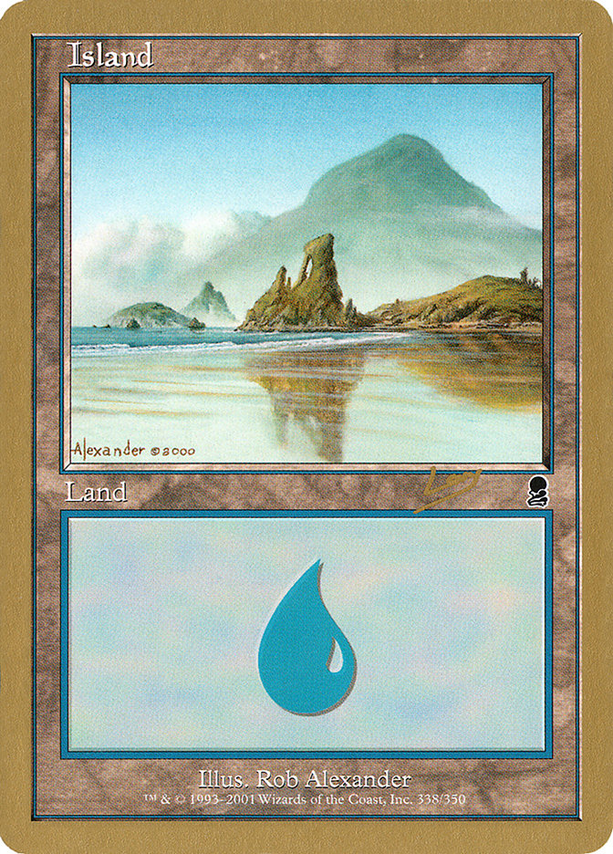 Island (rl338) (Raphael Levy) [World Championship Decks 2002] | Sanctuary Gaming