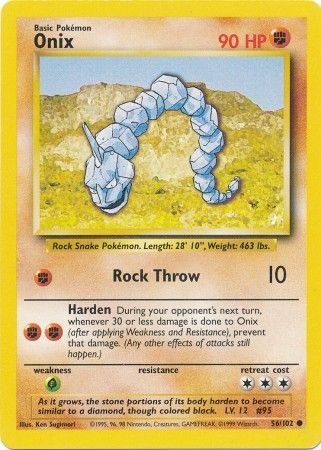 Onix (56/102) [Base Set Unlimited] | Sanctuary Gaming