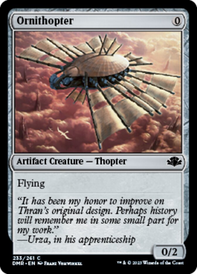 Ornithopter [Dominaria Remastered] | Sanctuary Gaming