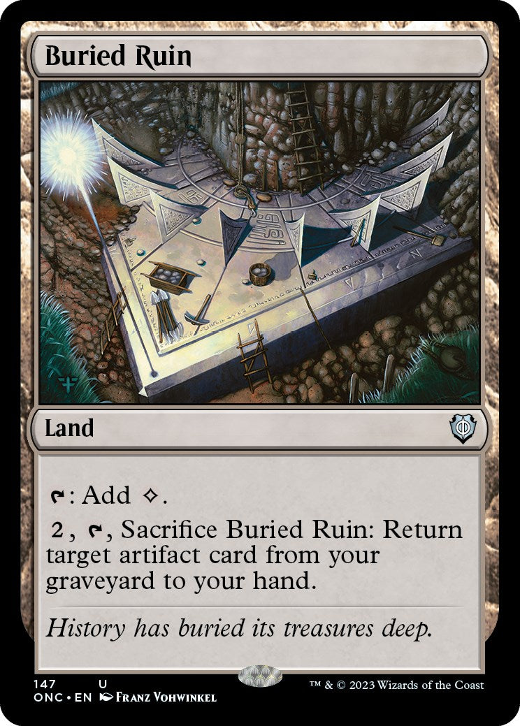 Buried Ruin [Phyrexia: All Will Be One Commander] | Sanctuary Gaming