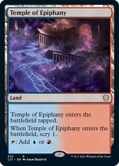 Temple of Epiphany [Commander 2021] | Sanctuary Gaming