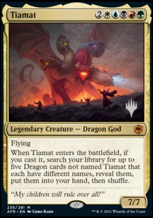 Tiamat (Promo Pack) [Dungeons & Dragons: Adventures in the Forgotten Realms Promos] | Sanctuary Gaming