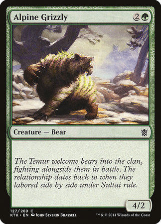 Alpine Grizzly [Khans of Tarkir] | Sanctuary Gaming