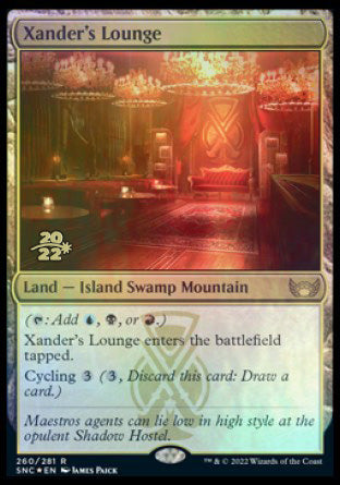 Xander's Lounge [Streets of New Capenna Prerelease Promos] | Sanctuary Gaming