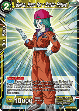 Bulma, Hope for a Better Future (Rare) [BT13-105] | Sanctuary Gaming