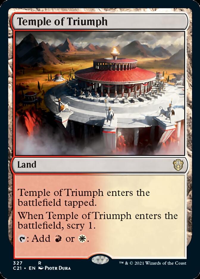 Temple of Triumph [Commander 2021] | Sanctuary Gaming