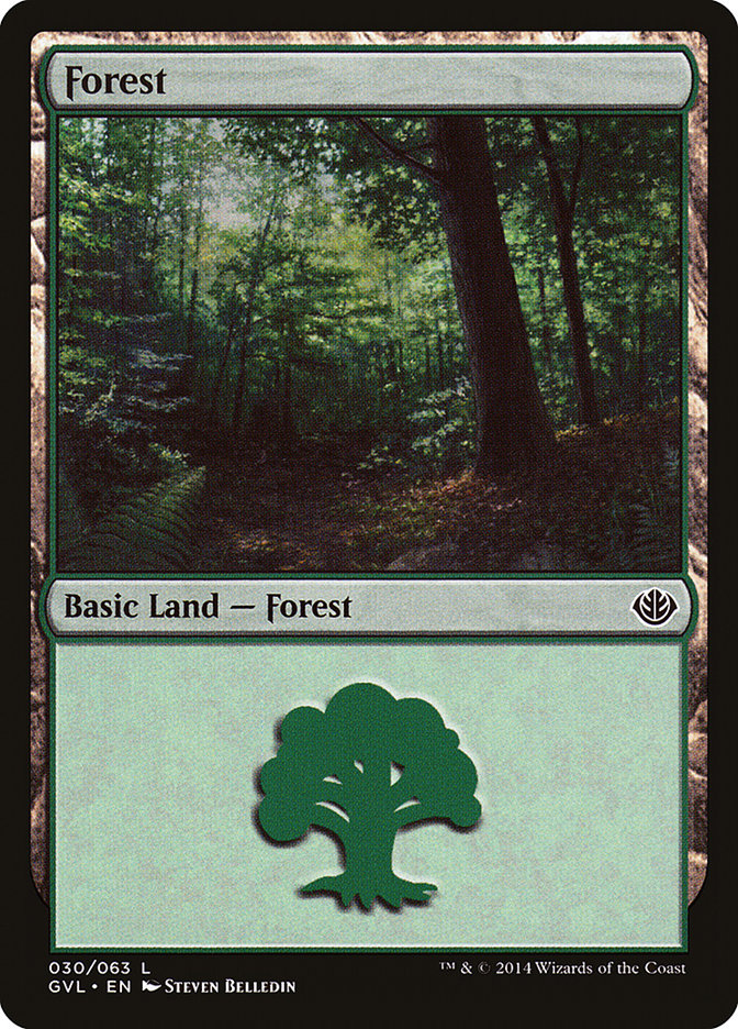 Forest (30) (Garruk vs. Liliana) [Duel Decks Anthology] | Sanctuary Gaming