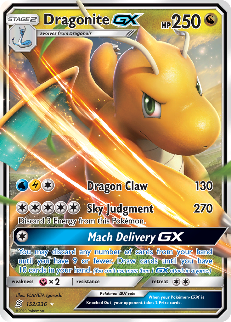 Dragonite GX (152/236) [Sun & Moon: Unified Minds] | Sanctuary Gaming