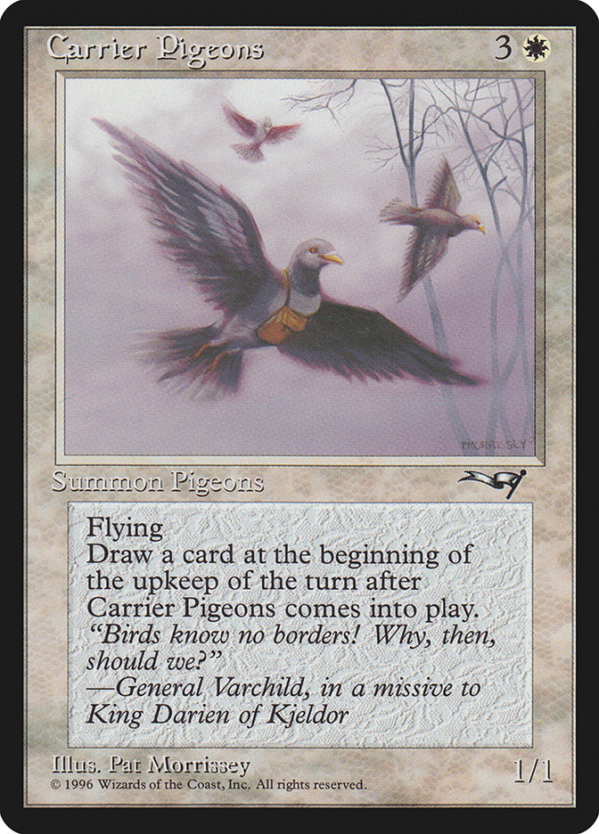 Carrier Pigeons (Flying Art) [Alliances] | Sanctuary Gaming