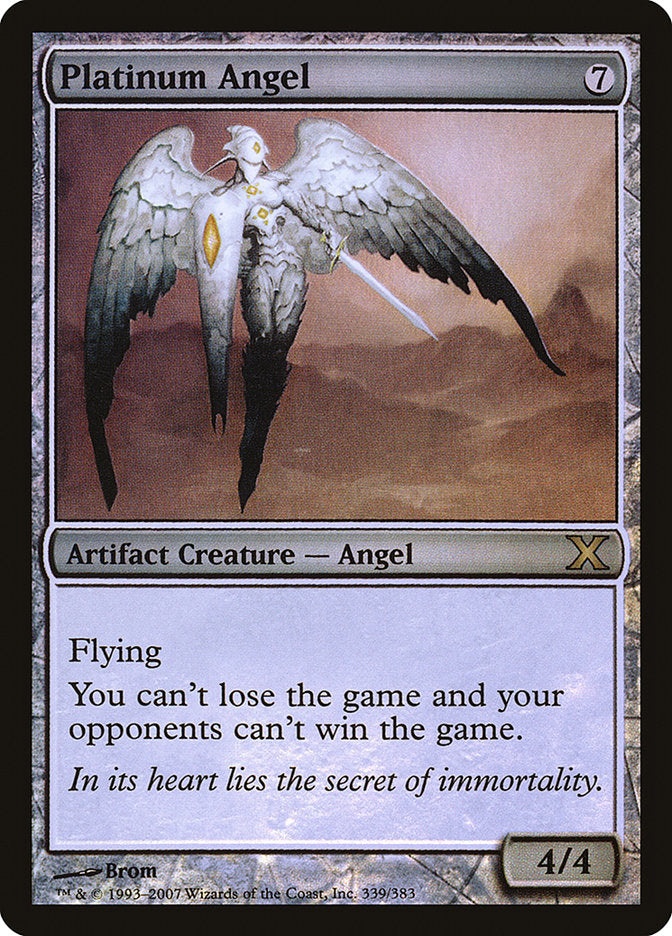 Platinum Angel (Premium Foil) [Tenth Edition] | Sanctuary Gaming