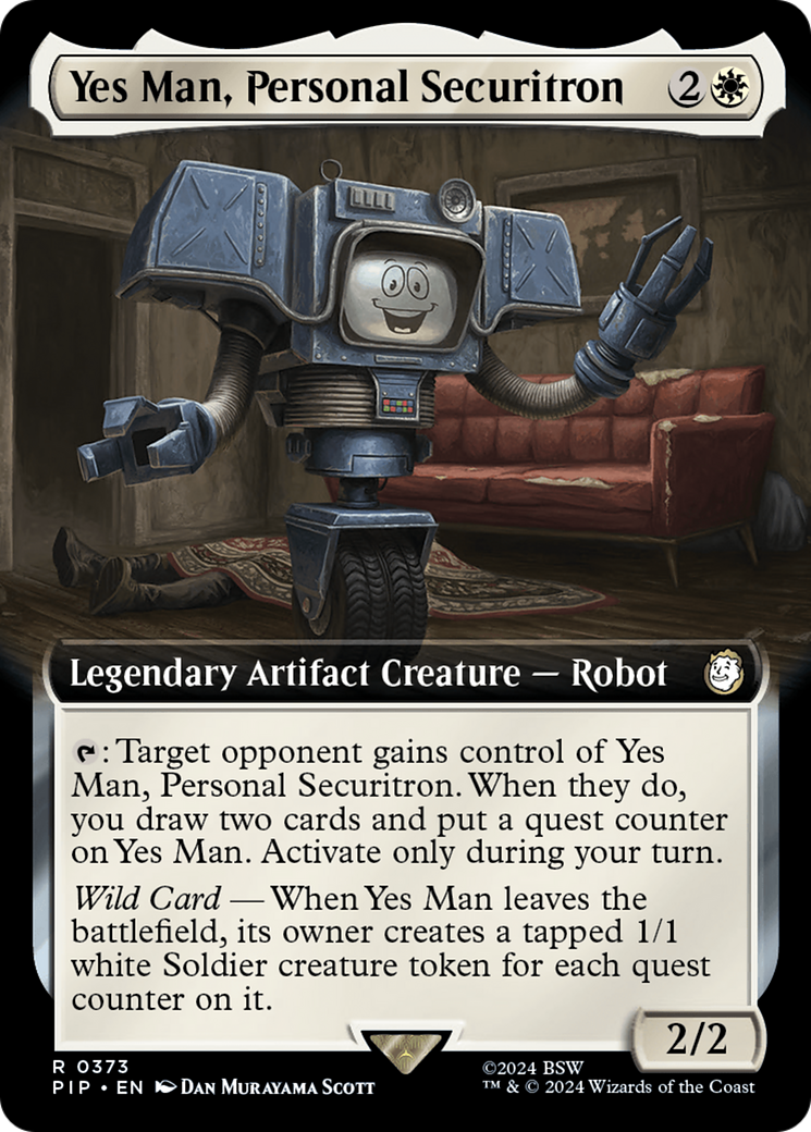 Yes Man, Personal Securitron (Extended Art) [Fallout] | Sanctuary Gaming