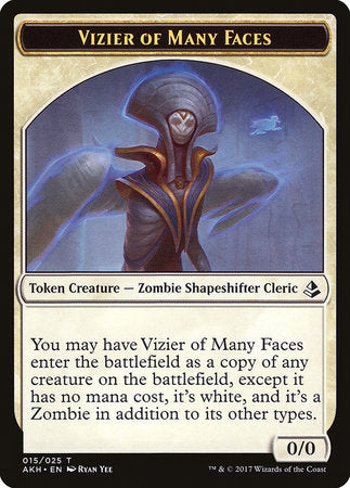 Vizier of Many Faces Token [Amonkhet Tokens] | Sanctuary Gaming