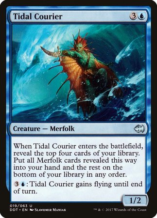 Tidal Courier [Duel Decks: Merfolk vs. Goblins] | Sanctuary Gaming