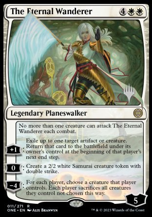 The Eternal Wanderer (Promo Pack) [Phyrexia: All Will Be One Promos] | Sanctuary Gaming