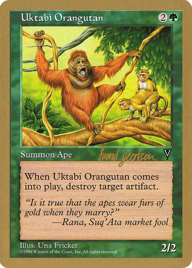 Uktabi Orangutan (Svend Geertsen) (SB) [World Championship Decks 1997] | Sanctuary Gaming