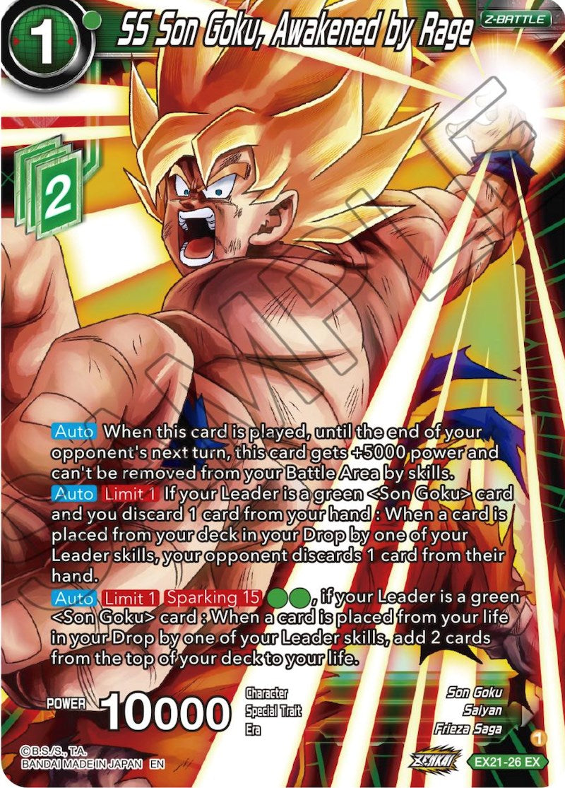 SS Son Goku, Awakened by Rage (EX21-26) [5th Anniversary Set] | Sanctuary Gaming