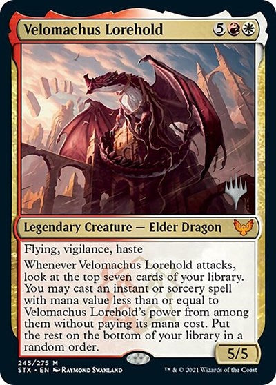 Velomachus Lorehold (Promo Pack) [Strixhaven: School of Mages Promos] | Sanctuary Gaming