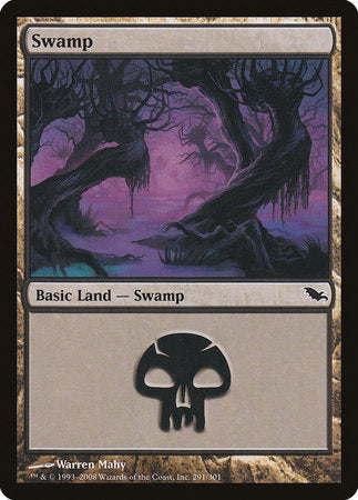 Swamp (291) [Shadowmoor] | Sanctuary Gaming