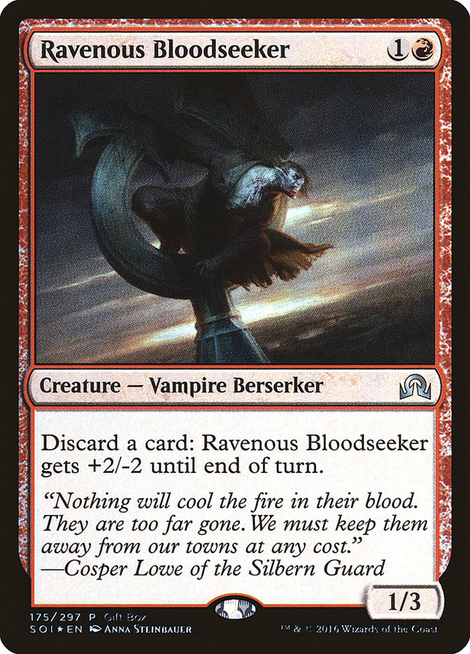 Ravenous Bloodseeker (Gift Box) [Shadows over Innistrad Promos] | Sanctuary Gaming
