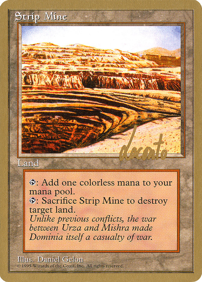 Strip Mine (Michael Loconto) [Pro Tour Collector Set] | Sanctuary Gaming