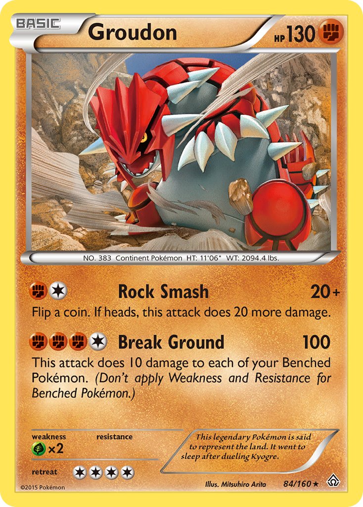 Groudon (84/160) (Theme Deck Exclusive) [XY: Primal Clash] | Sanctuary Gaming