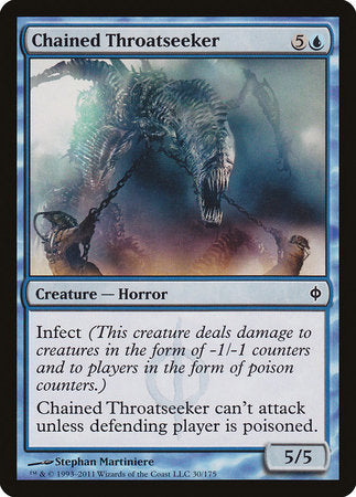 Chained Throatseeker [New Phyrexia] | Sanctuary Gaming