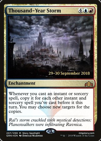 Thousand-Year Storm [Guilds of Ravnica Promos] | Sanctuary Gaming