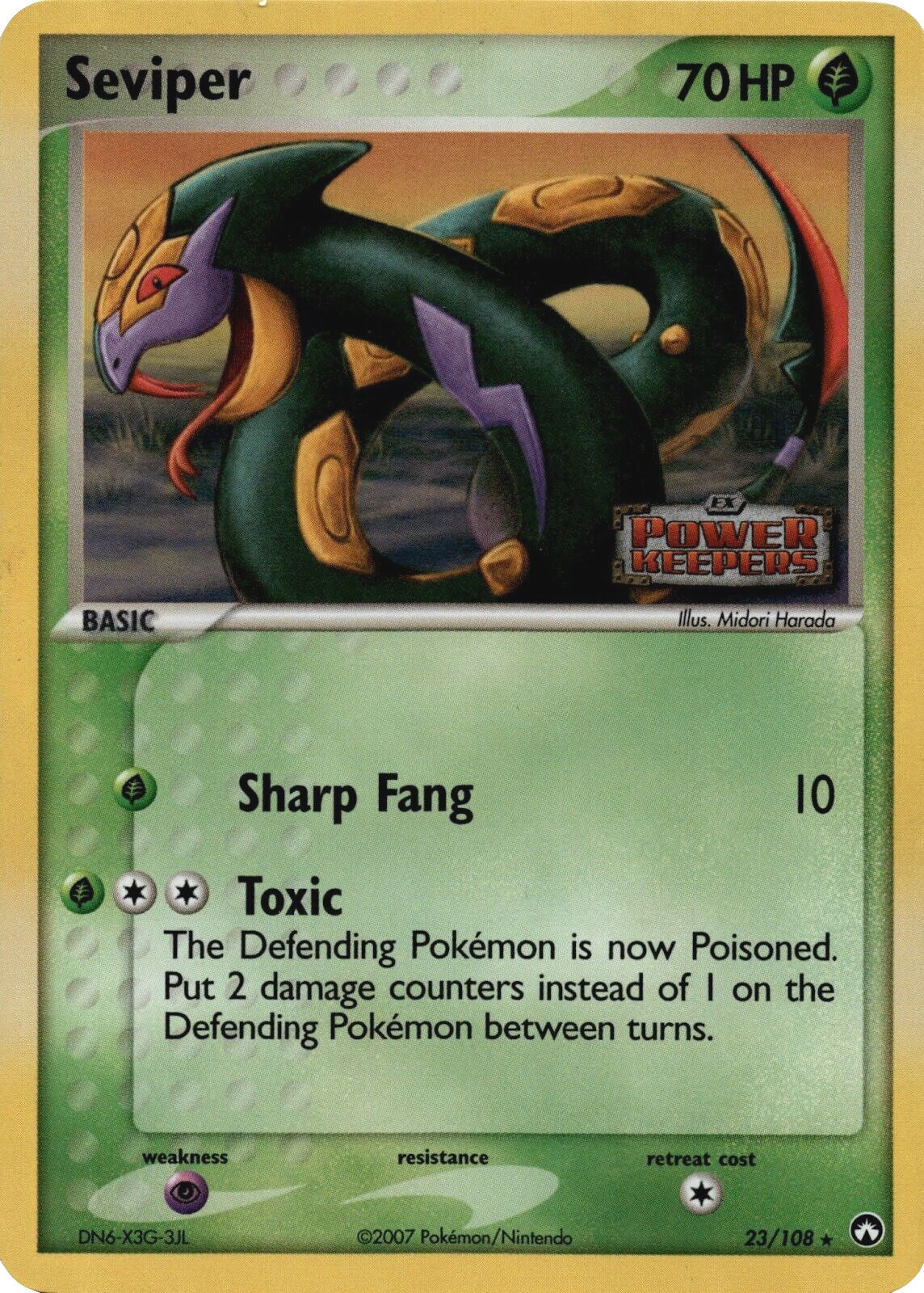 Seviper (23/108) (Stamped) [EX: Power Keepers] | Sanctuary Gaming