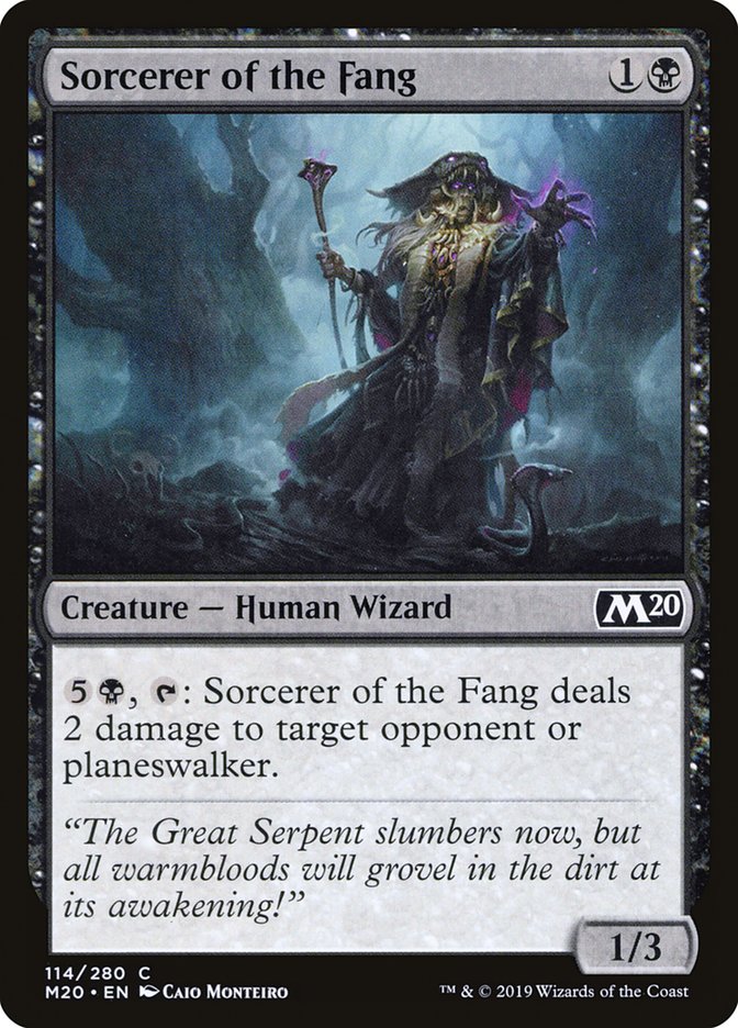 Sorcerer of the Fang [Core Set 2020] | Sanctuary Gaming