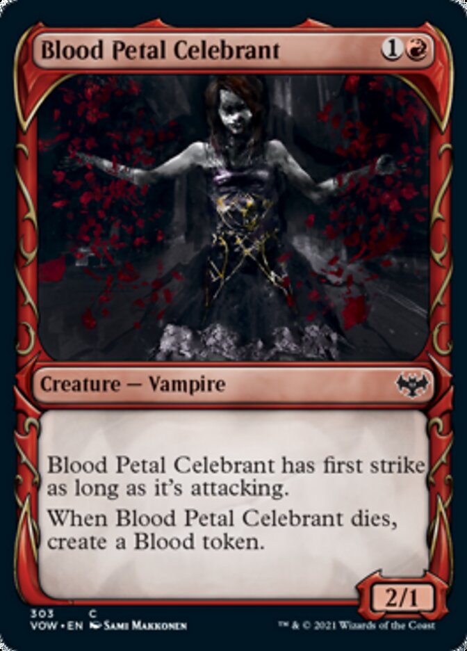 Blood Petal Celebrant (Showcase Fang Frame) [Innistrad: Crimson Vow] | Sanctuary Gaming