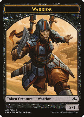 Warrior Token [Fate Reforged Tokens] | Sanctuary Gaming