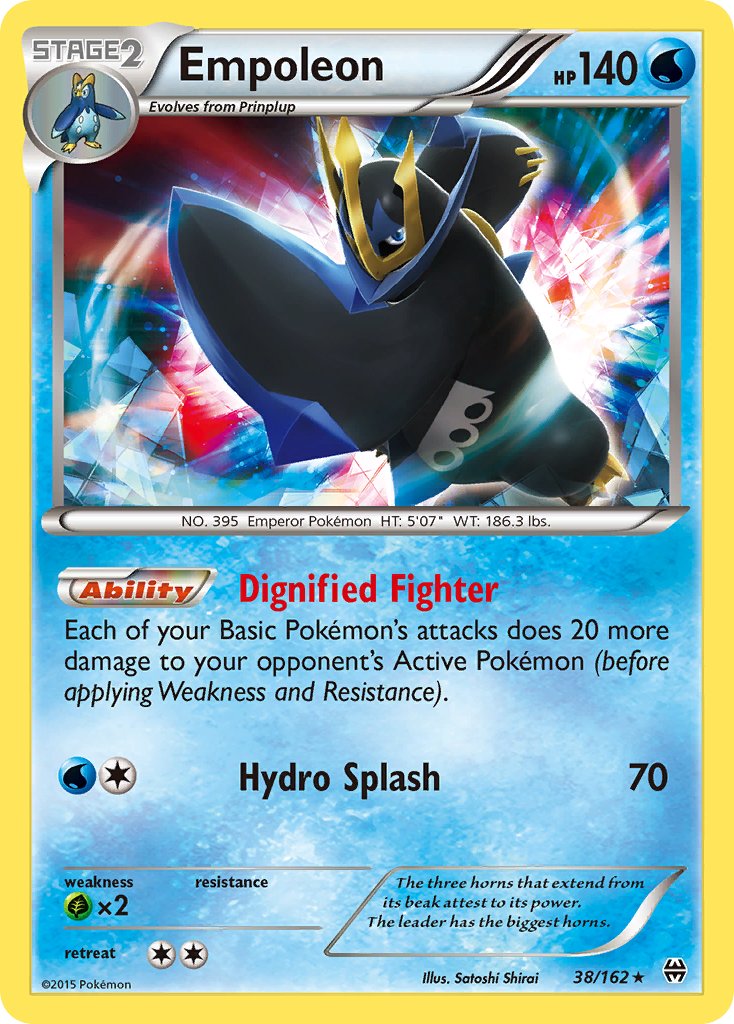 Empoleon (38/162) (Battle Arena Deck Exclusive) (Theme Deck Exclusive) [XY: BREAKthrough] | Sanctuary Gaming