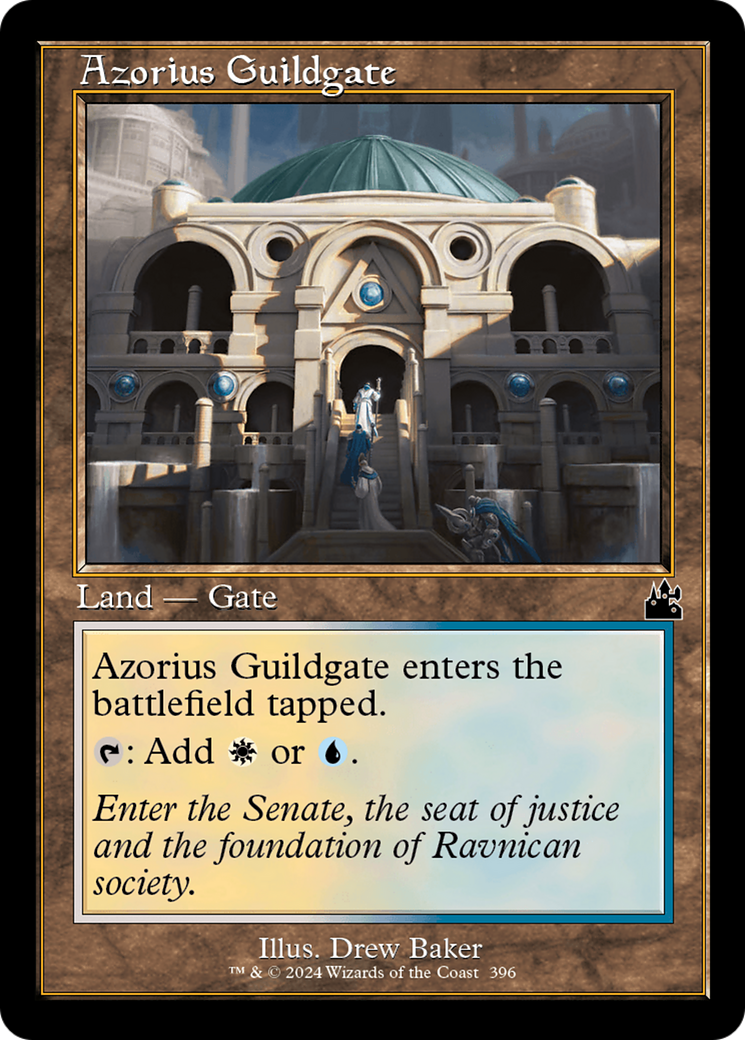 Azorius Guildgate (Retro Frame) [Ravnica Remastered] | Sanctuary Gaming