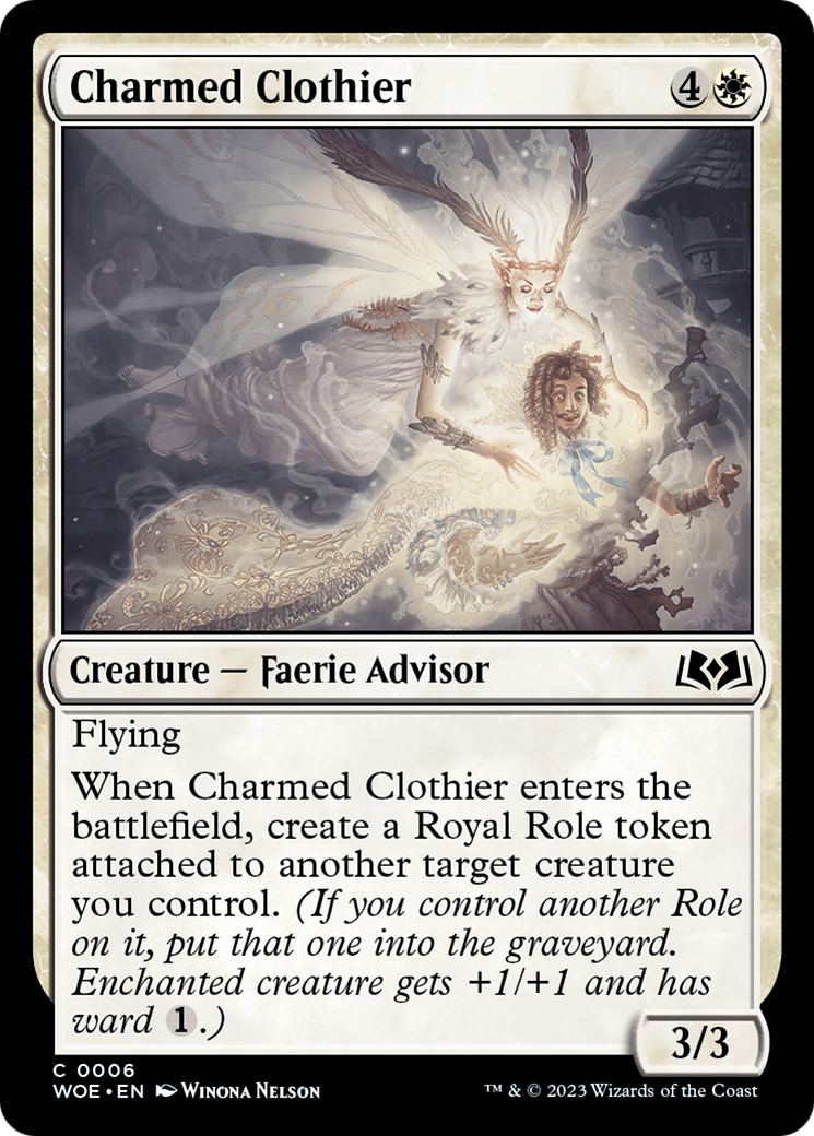 Charmed Clothier [Wilds of Eldraine] | Sanctuary Gaming