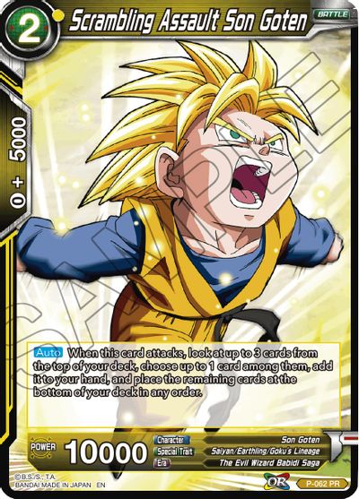 Scrambling Assault Son Goten (Reprint) (P-062) [Battle Evolution Booster] | Sanctuary Gaming